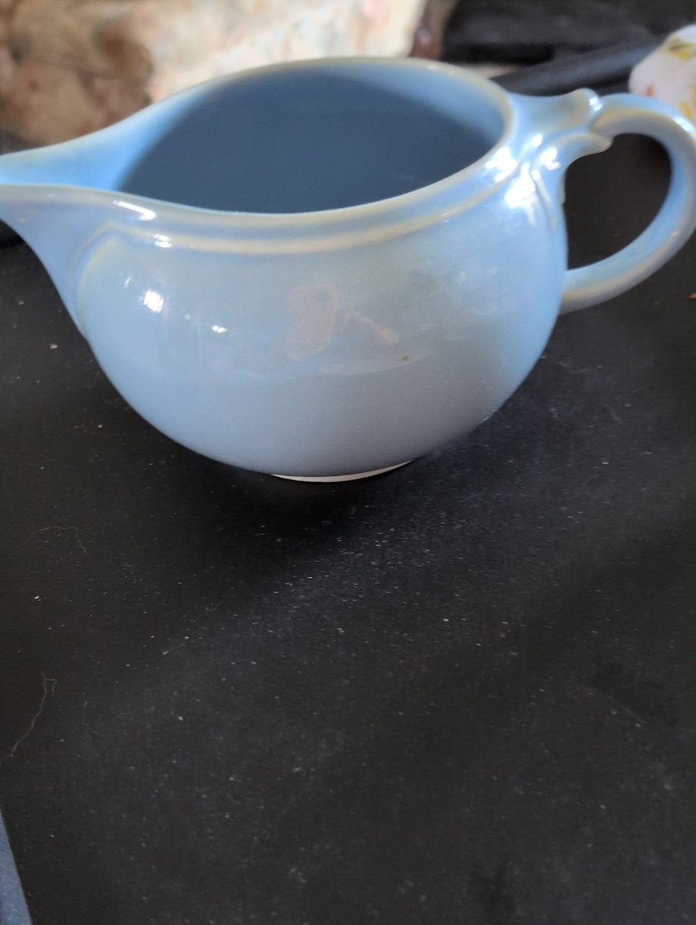 Vintage LuRay Creamer. Windsor Blue